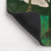 Tapis De Souris Girafe sur les Avions d'Afrique (Coin)