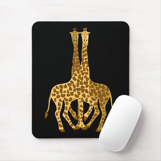 Tapis De Souris Girafes (Avec souris)