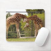 Tapis De Souris girafes de striction (Avec souris)