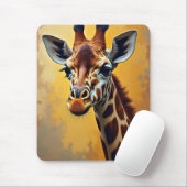 Tapis De Souris Giraffe (Avec souris)