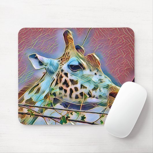 TAPIS DE SOURIS GIRAFFE (Avec souris)