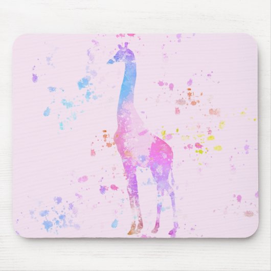 Tapis De Souris Giraffe (Devant)