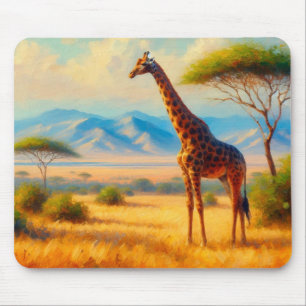 Tapis De Souris Giraffe