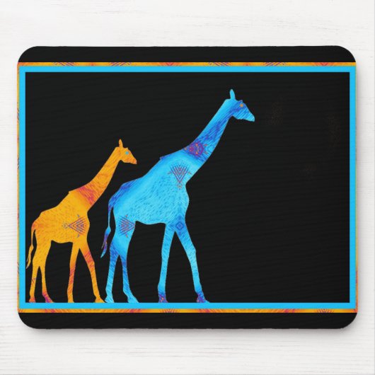 Tapis De Souris Giraffe (Devant)