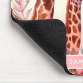 Tapis De Souris Giraffe à l'aquarelle (Coin)