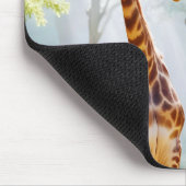 Tapis De Souris Giraffe Animal Nature Faune Affection Soin (Coin)
