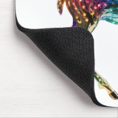 Tapis De Souris Giraffe colorée (Coin)