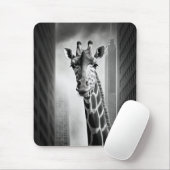Tapis De Souris Giraffe dans une cityscape (Avec souris)