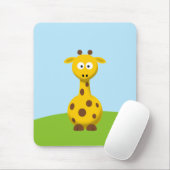 Tapis De Souris Giraffe de dessin (Avec souris)