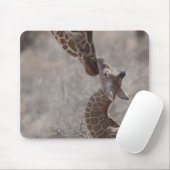 Tapis De Souris Giraffe, Kenya, Afrique (Avec souris)