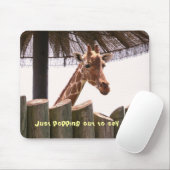 Tapis De Souris Giraffe Mousepad (Avec souris)