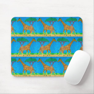 Tapis De Souris Giraffe - Plaque souris