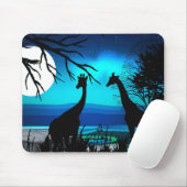 Tapis De Souris Giraffes africaines (Avec souris)