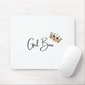 Tapis De Souris Girl Boss Mousepad (Avec souris)
