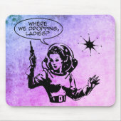 Tapis De Souris Girl Gamer Grunge (Devant)