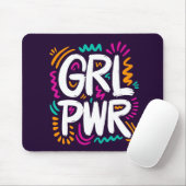 Tapis De Souris Girl Power (Avec souris)