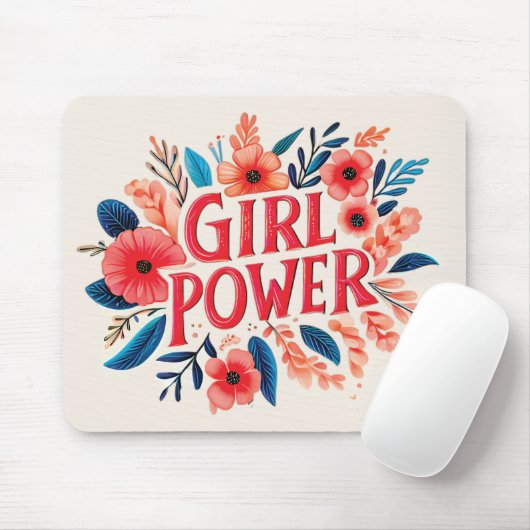 Tapis De Souris Girl Power (Avec souris)