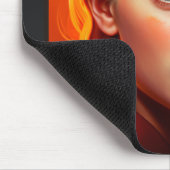 Tapis De Souris Girl with blue eyes (Coin)