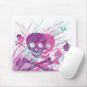 Tapis de souris Girly de crânes (Avec souris)