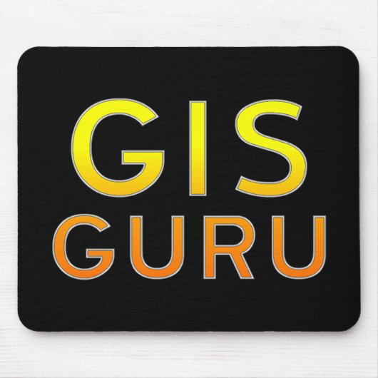 Tapis De Souris GIS Guru Mousepad (Devant)