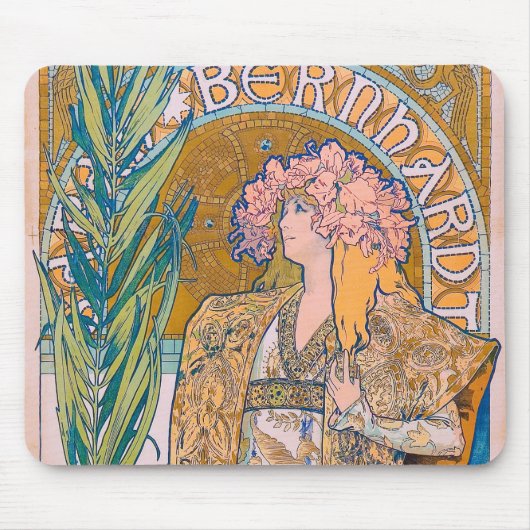 Tapis De Souris Gismonda, Sarah Bernhardt, Mucha (Devant)