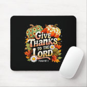 Tapis De Souris Give Thanks To The Lord Psalm 107_1 Autumn Gift (Avec souris)