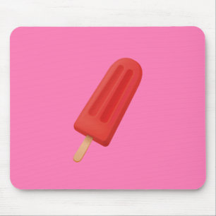 Tapis De Souris glace à la sucette rouge