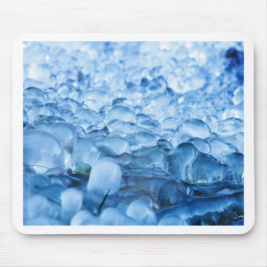 Tapis De Souris Glace Abstraite (Devant)