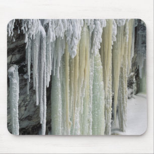 Tapis De Souris Glace bleue et ruissellement des eaux souterraines
