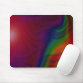 Tapis De Souris Glace Mousepad d'arc-en-ciel (Avec souris)