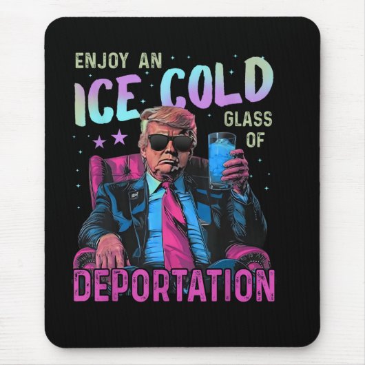 Tapis De Souris GLACE Profitez d'une glace froide (Devant)