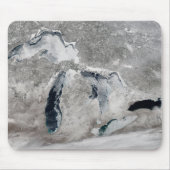 Tapis De Souris Glace Sur Les Grands Lacs, États-Unis. (Devant)
