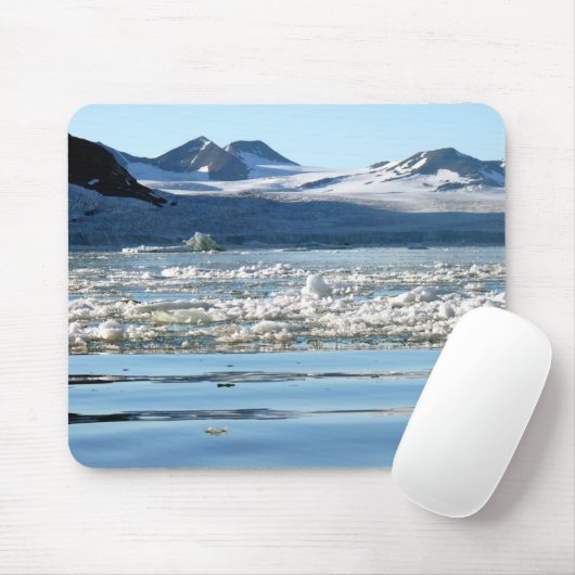 Tapis De Souris Glacier dans le Svalbard (Avec souris)