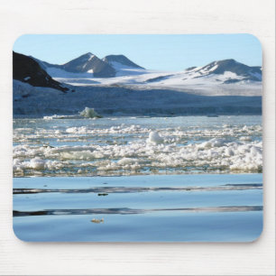 Tapis De Souris Glacier dans le Svalbard