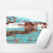 Tapis De Souris Glacier de la mer (Avec souris)