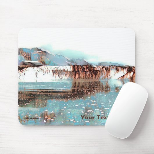 Tapis De Souris Glacier de la mer (Avec souris)