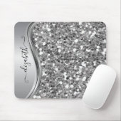 Tapis De Souris Glam Bling Parties scintillant personnalisée Calli (Avec souris)