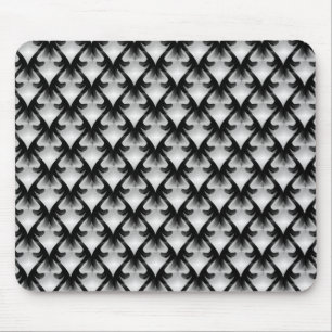 Tapis De Souris Glam Mousepad métropolitain noir et blanc