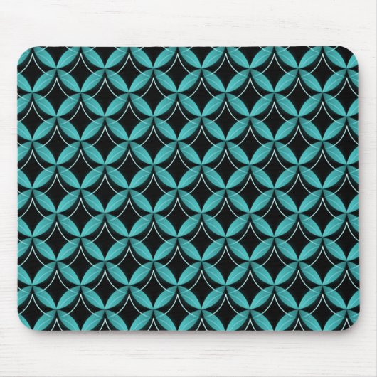 Tapis De Souris Glam Mousepad Turquoise électrique (Devant)