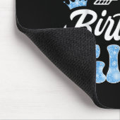 Tapis De Souris Glamma De Fille D'Anniversaire Snowflakes Winter C (Coin)