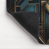 Tapis De Souris Glamour de l'Âge d'Or Design Géométrique (Coin)