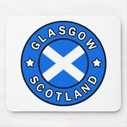 Tapis De Souris Glasgow Écosse (Devant)