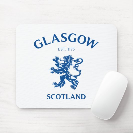 TAPIS DE SOURIS GLASGOW, ÉCOSSE (Avec souris)