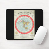 Tapis De Souris Gleason's New Standard Map Of The World - Flat Ear (Avec souris)