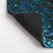 Tapis De Souris Glitter Aqua Peacock (Coin)