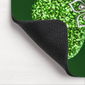 Tapis De Souris Glitter Shamrock And Flower Mouse Pad (Coin)