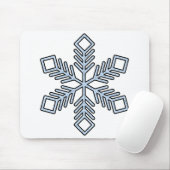 Tapis De Souris Glitter Snowflake - Baby Blue Branches (Avec souris)