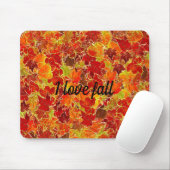 Tapis De Souris Glitterie Feuilles automne/automne (Avec souris)