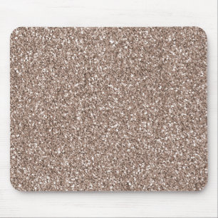 Tapis De Souris Glitz de Parties scintillant rose or