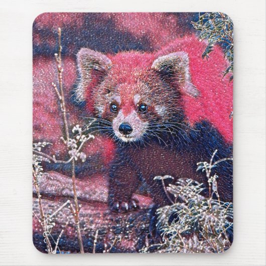 Tapis De Souris GlitzyAnimal_RedPanda_005 (Devant)
